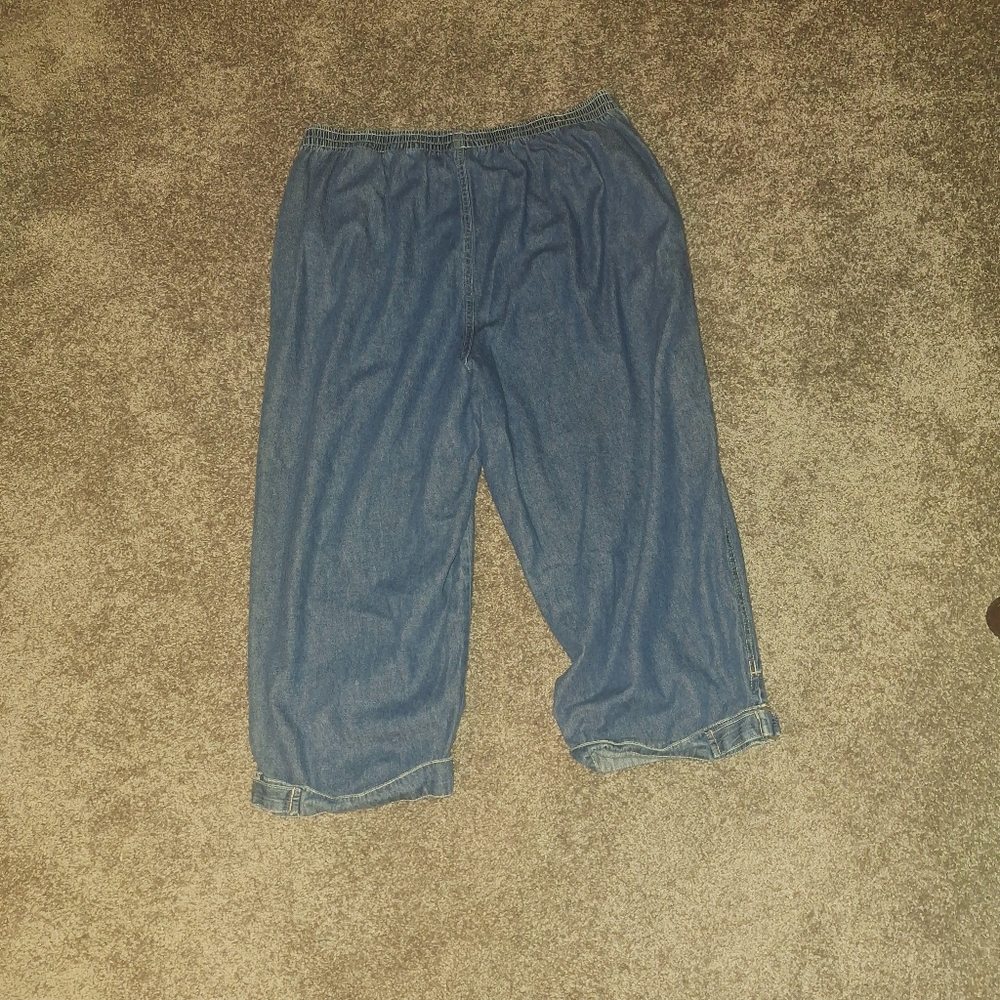 Denim Capris for Women** - Picture 3 of 3